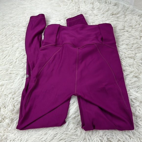 Lululemon Chase the Chill Super High-Rise Tight 28" Deep Fuschia - Picture 5 of 5
